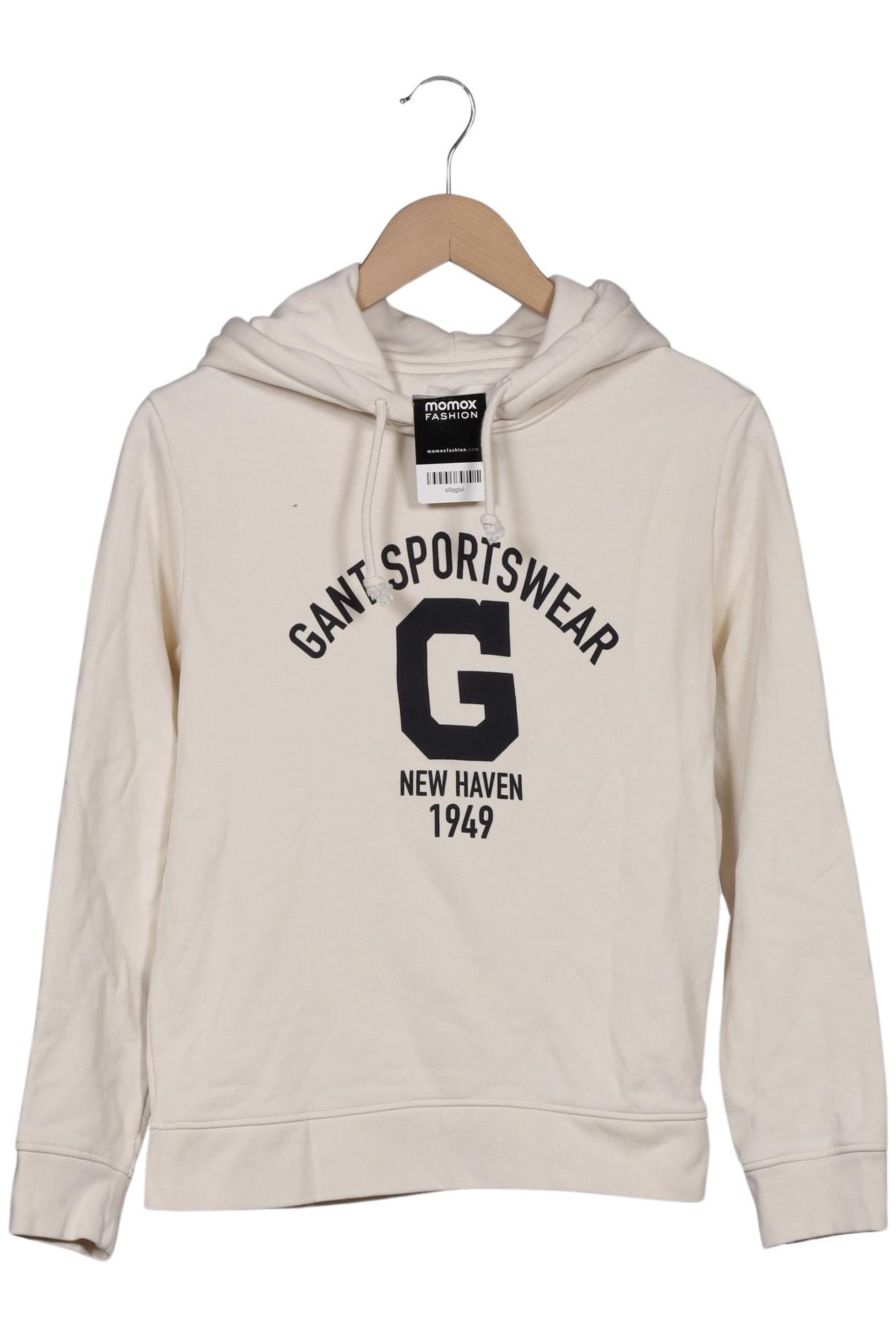 

Gant Damen Kapuzenpullover, cremeweiß, Gr. 36