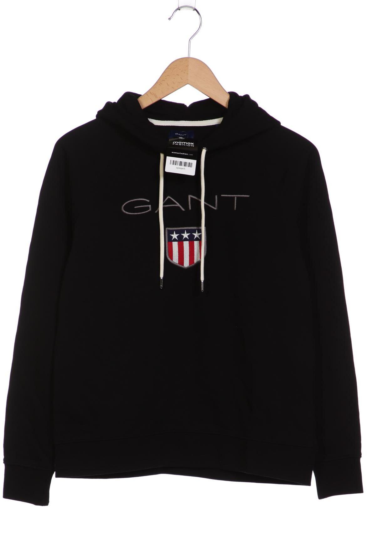 

Gant Damen Kapuzenpullover, schwarz, Gr. 38