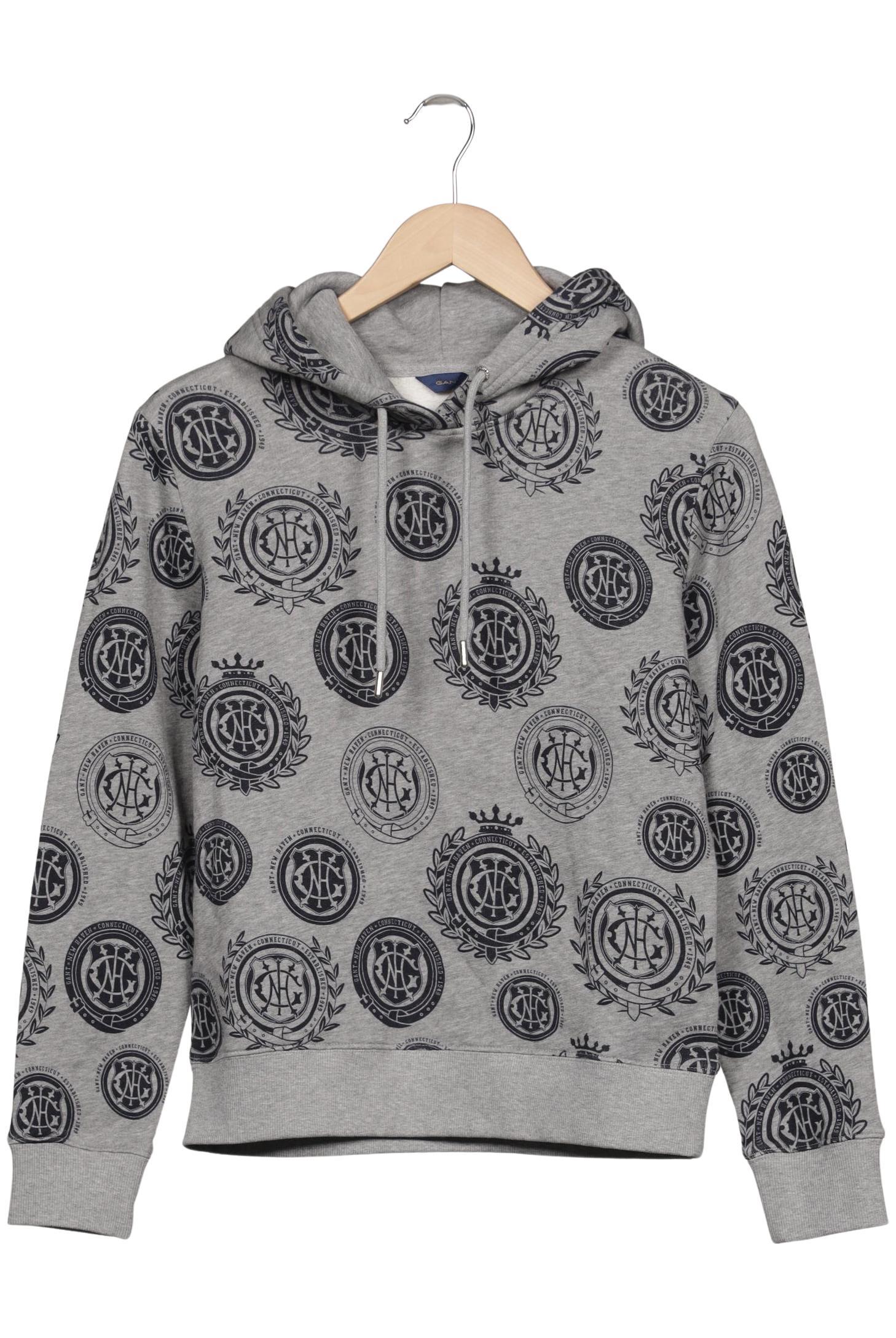 

Gant Damen Kapuzenpullover, grau, Gr. 36