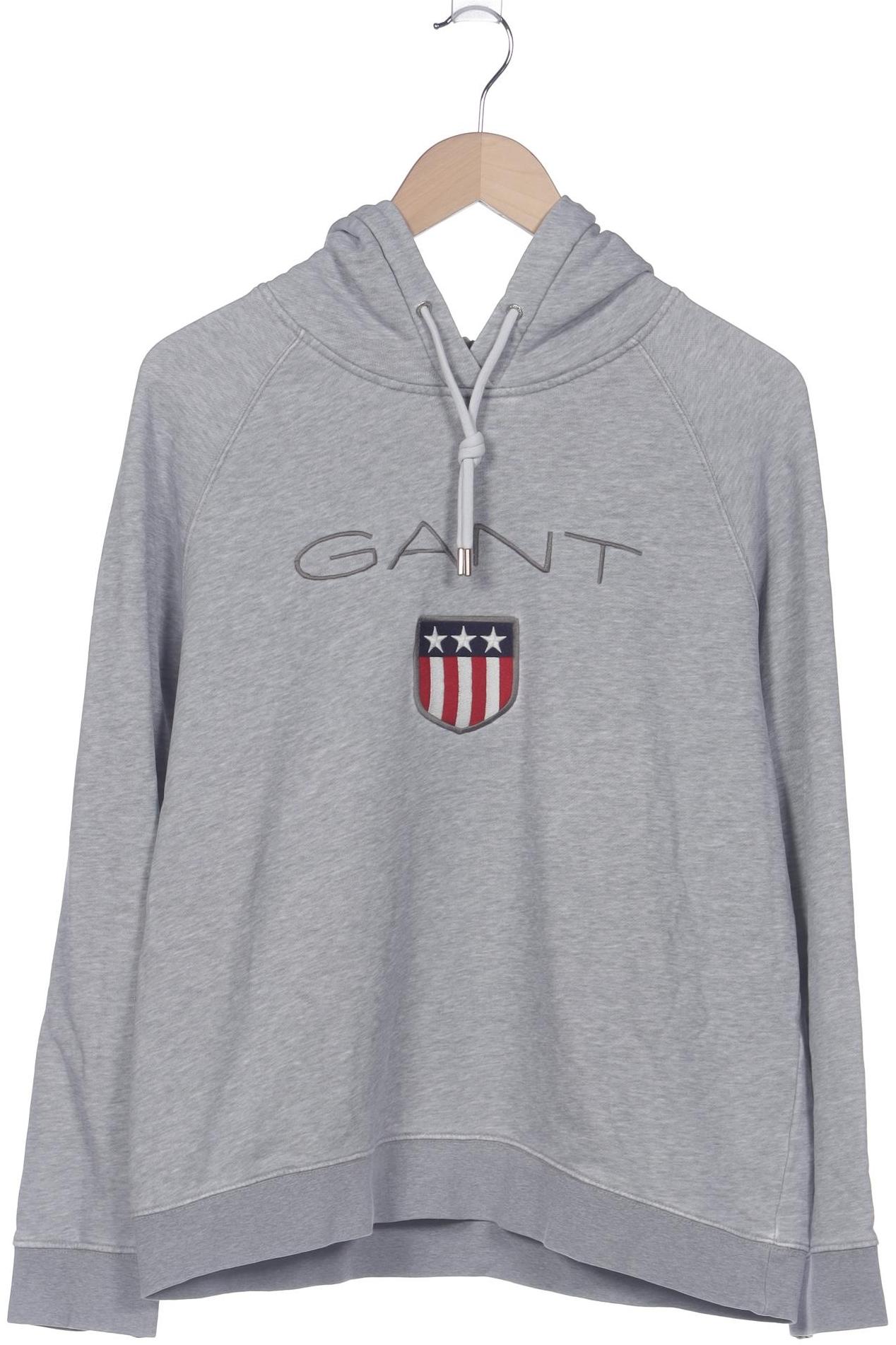 

Gant Damen Kapuzenpullover, grau, Gr. 46