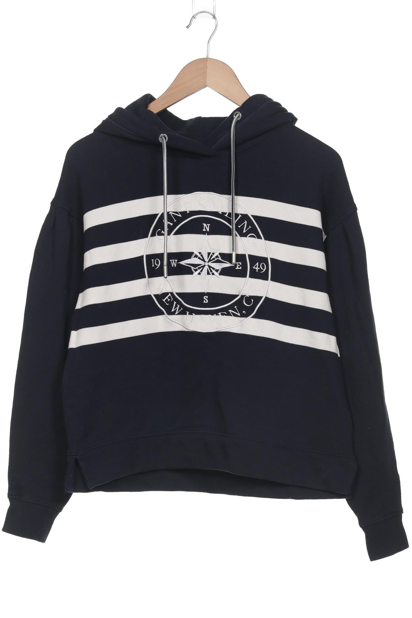 

Gant Damen Kapuzenpullover, marineblau, Gr. 36