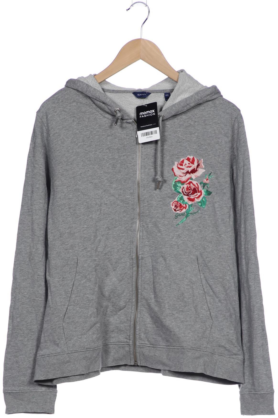 

Gant Damen Kapuzenpullover, grau, Gr. 46