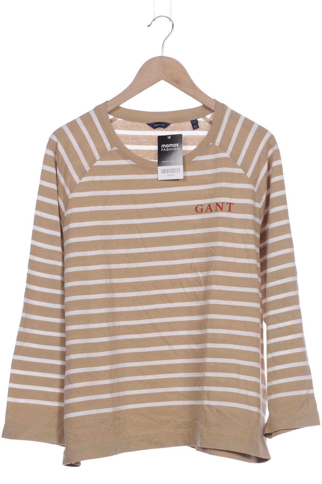 

Gant Damen Langarmshirt, beige, Gr. 42
