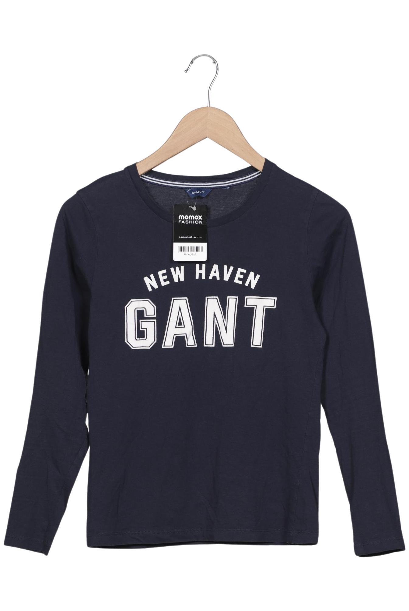 

Gant Damen Langarmshirt, marineblau, Gr. 34