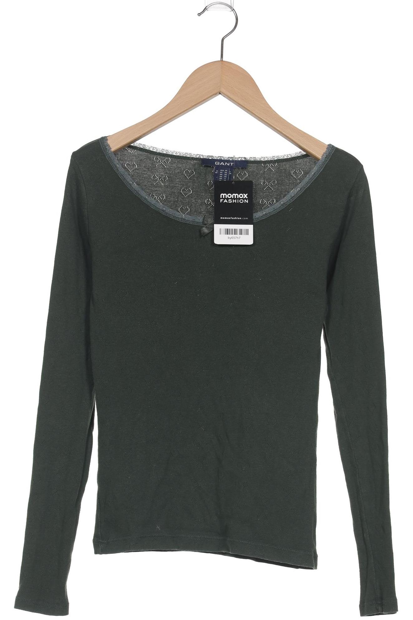 

Gant Damen Langarmshirt, grün, Gr. 34