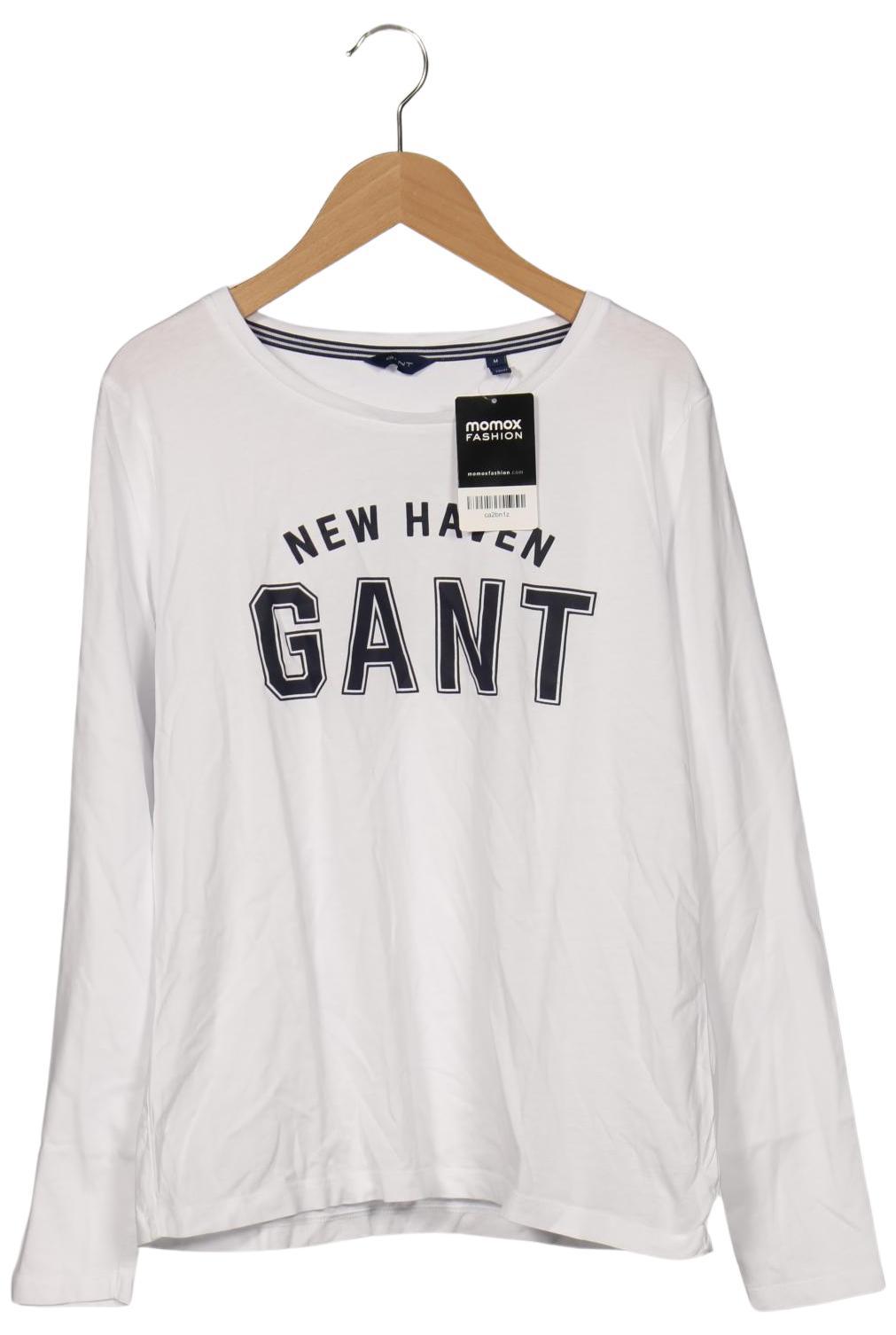 

Gant Damen Langarmshirt, weiß, Gr. 38