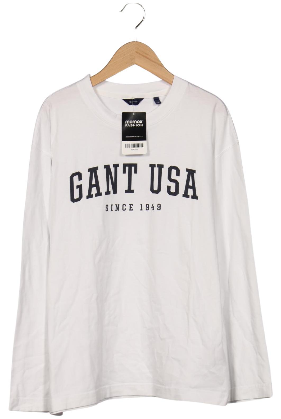 

Gant Damen Langarmshirt, weiß, Gr. 36