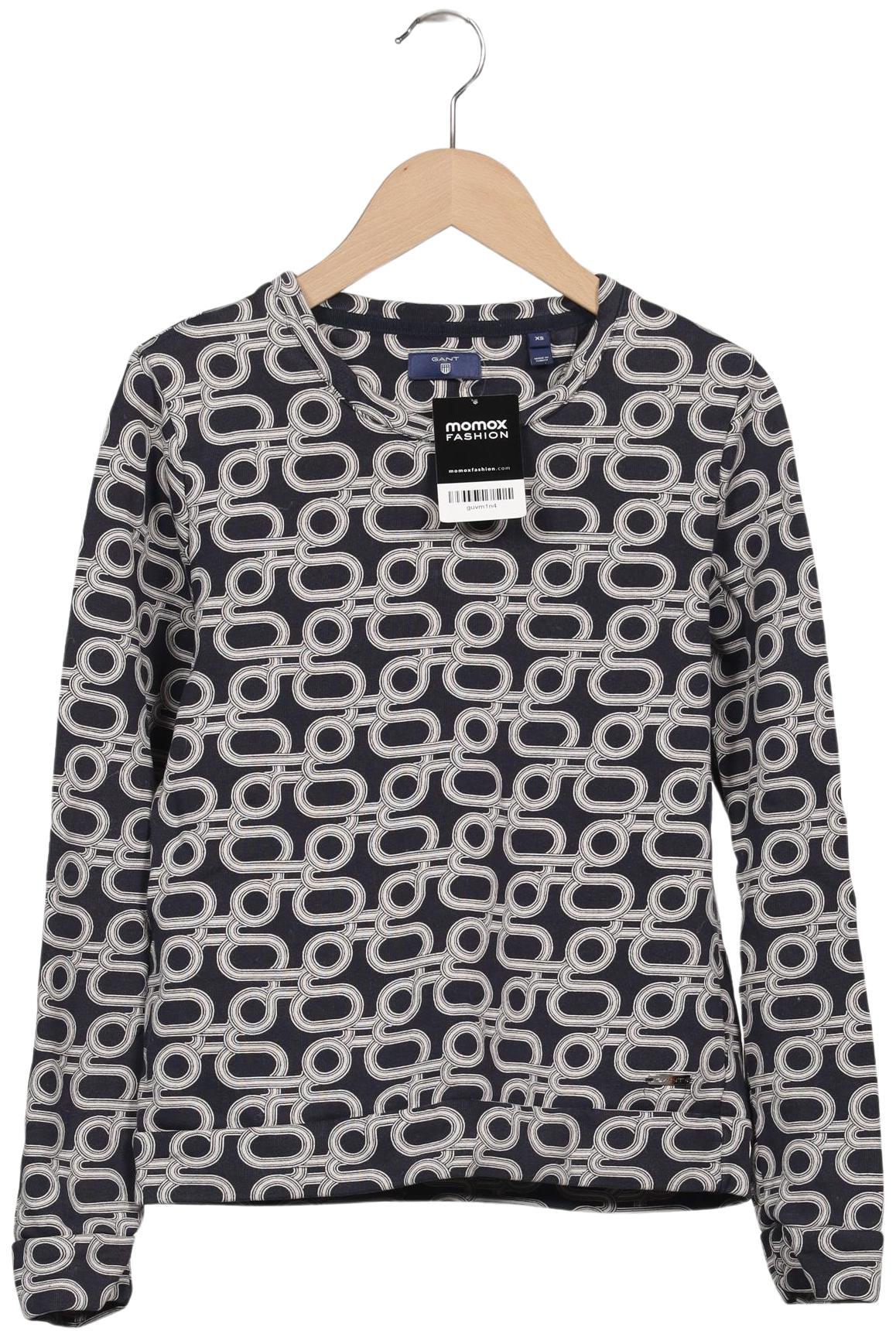 

Gant Damen Langarmshirt, marineblau, Gr. 34