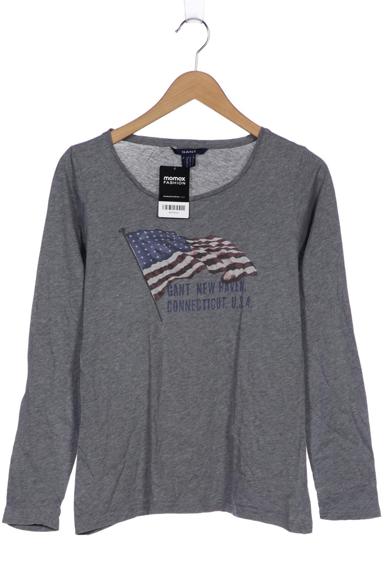 

Gant Damen Langarmshirt, grau, Gr. 38
