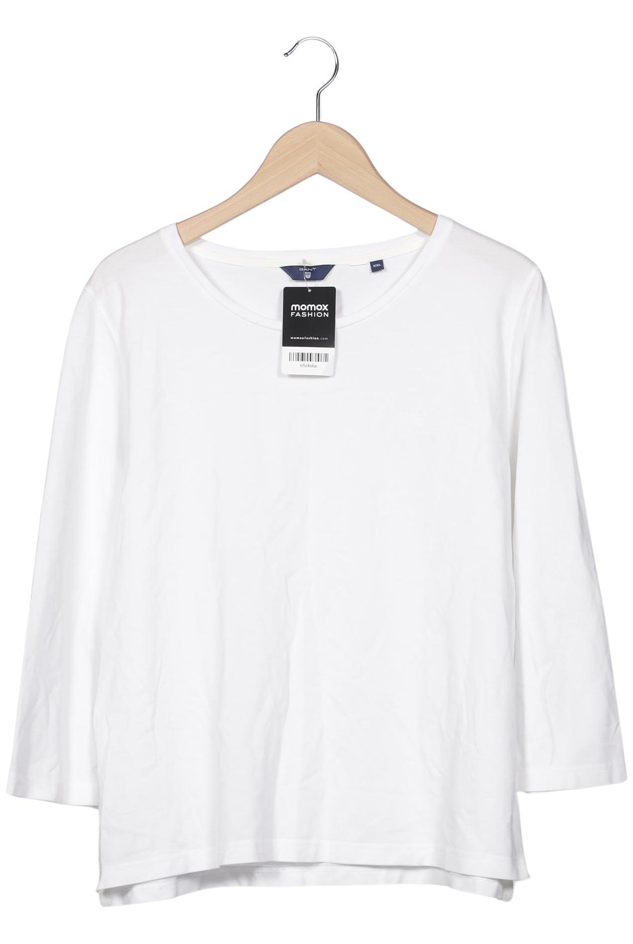 

Gant Damen Langarmshirt, weiß, Gr. 46