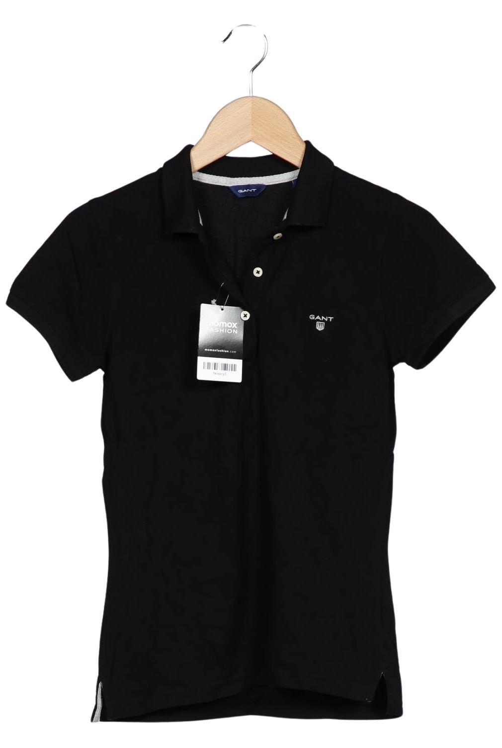 

Gant Damen Poloshirt, schwarz, Gr. 34