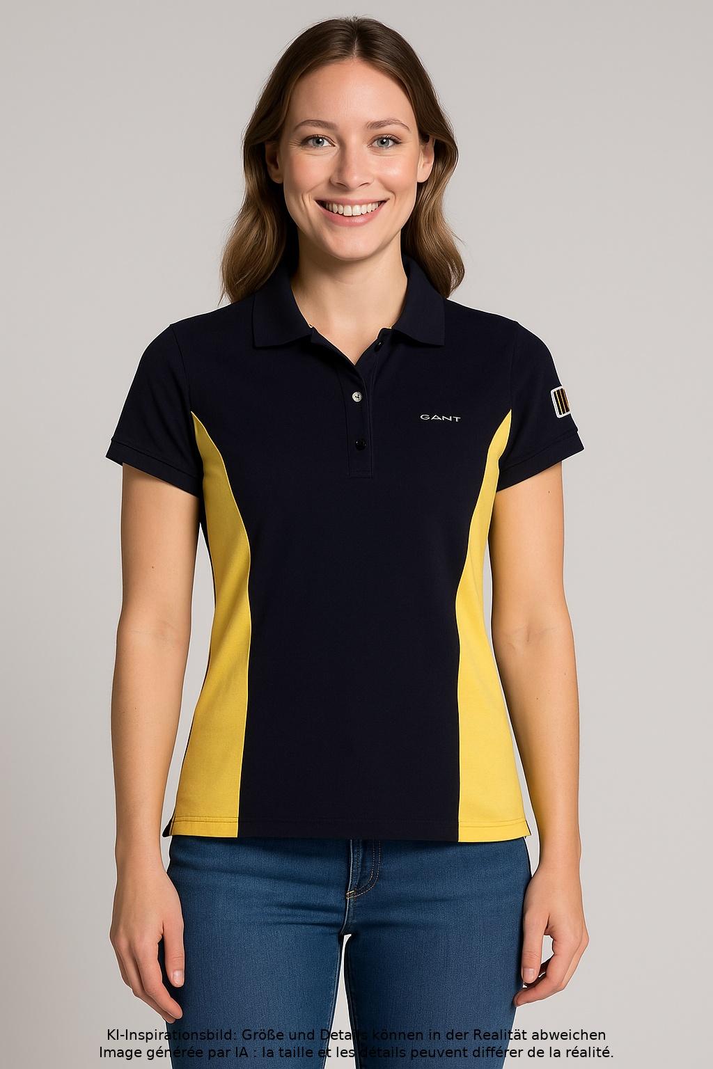

Gant Damen Poloshirt, mehrfarbig, Gr. 36