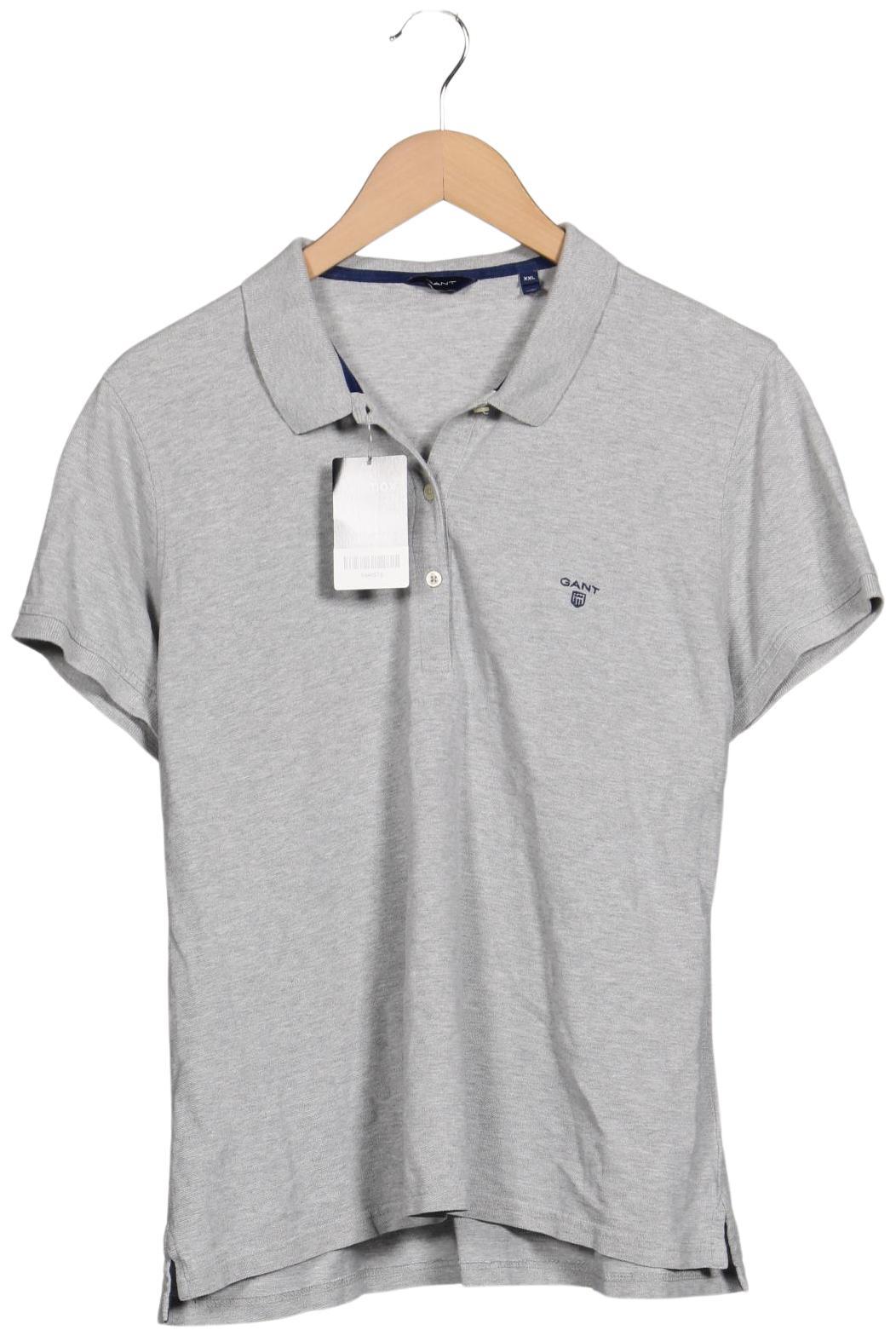 

Gant Damen Poloshirt, grau, Gr. 46