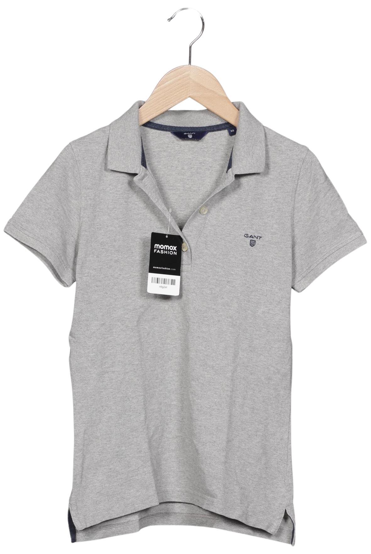 

Gant Damen Poloshirt, grau, Gr. 34