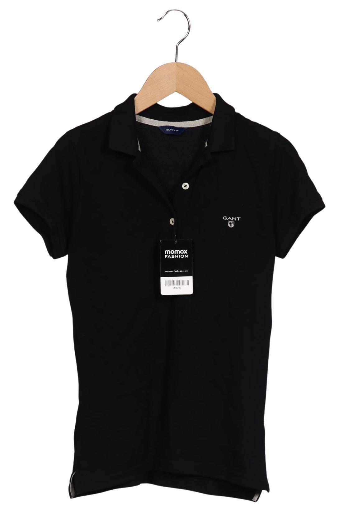 

Gant Damen Poloshirt, schwarz, Gr. 34