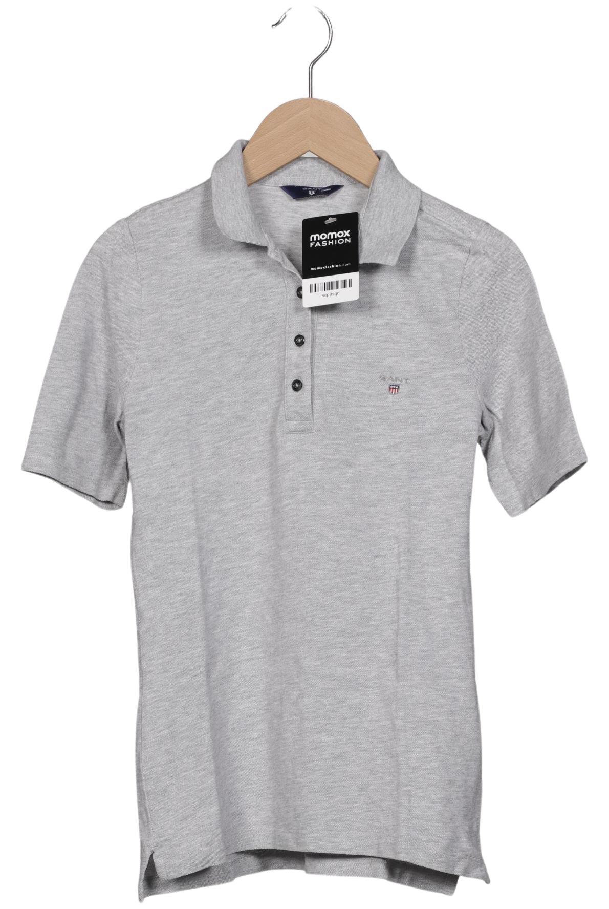 

Gant Damen Poloshirt, grau, Gr. 34