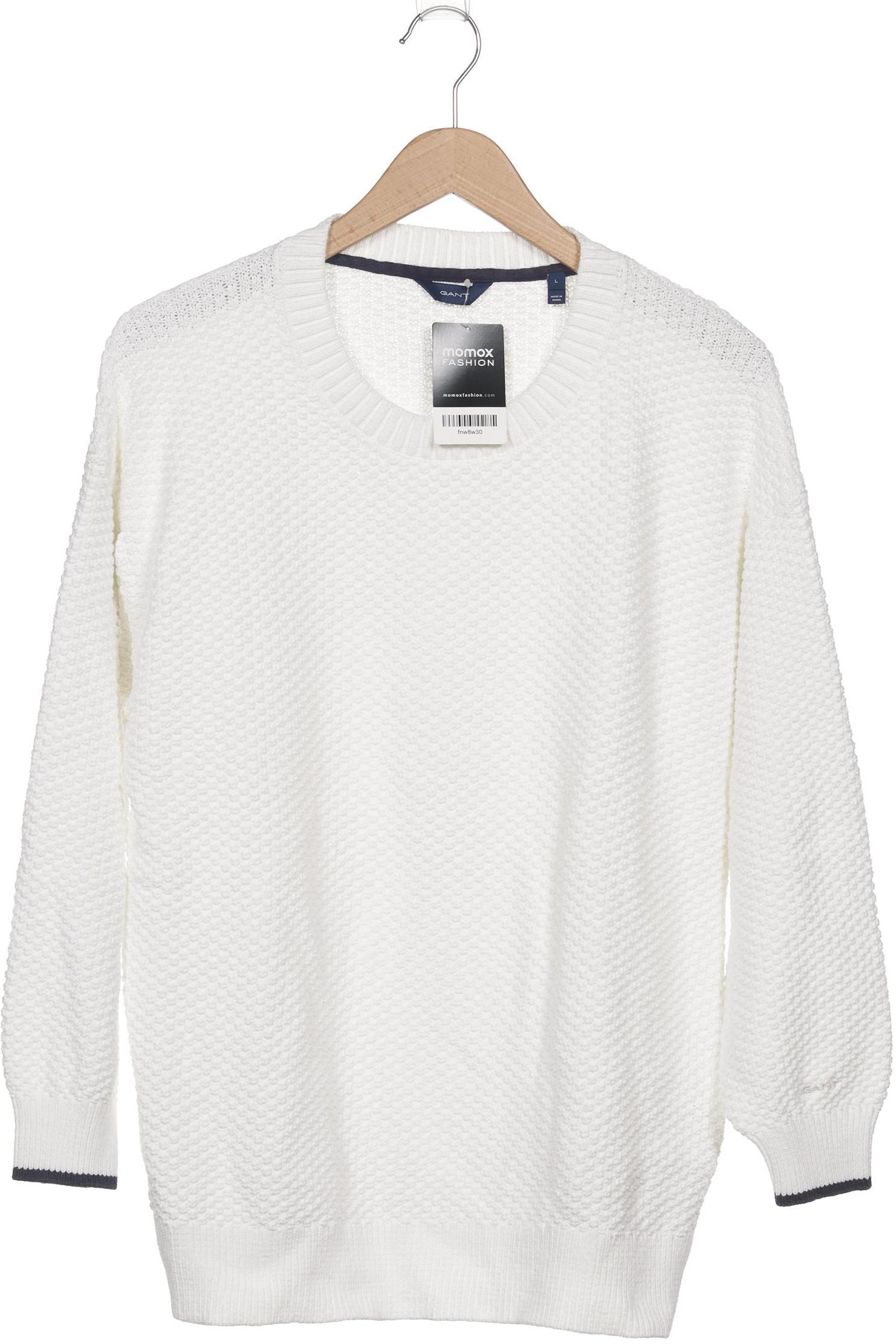 

Gant Damen Pullover, weiß, Gr. 42