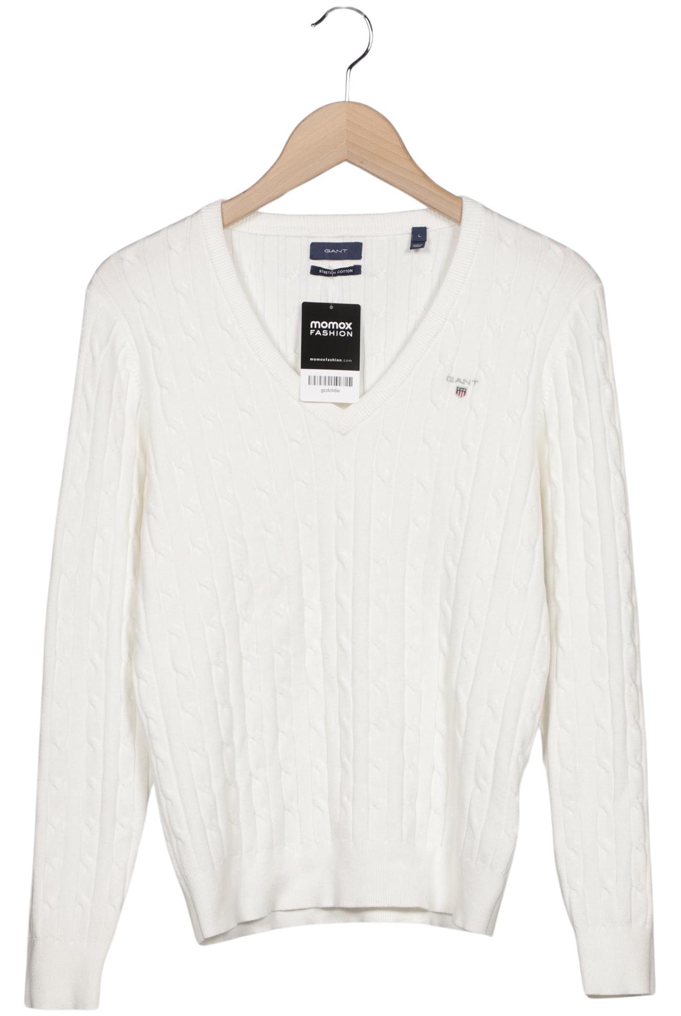 

Gant Damen Pullover, weiß, Gr. 42