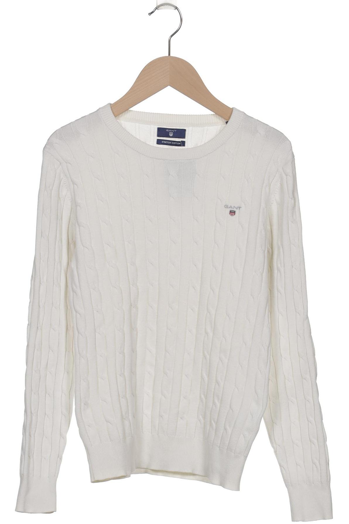 

Gant Damen Pullover, weiß, Gr. 36