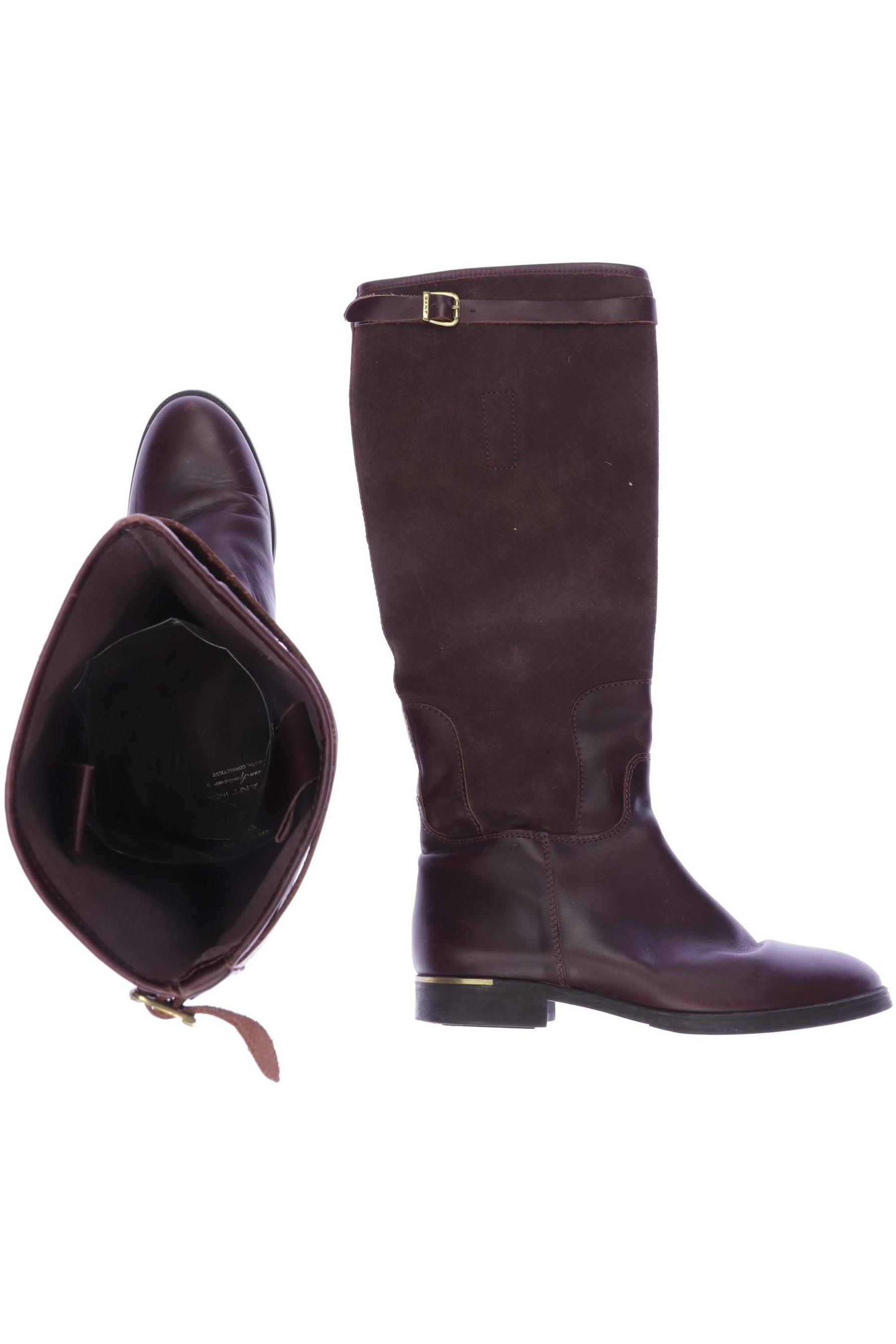

Gant Damen Stiefel, bordeaux, Gr. 40