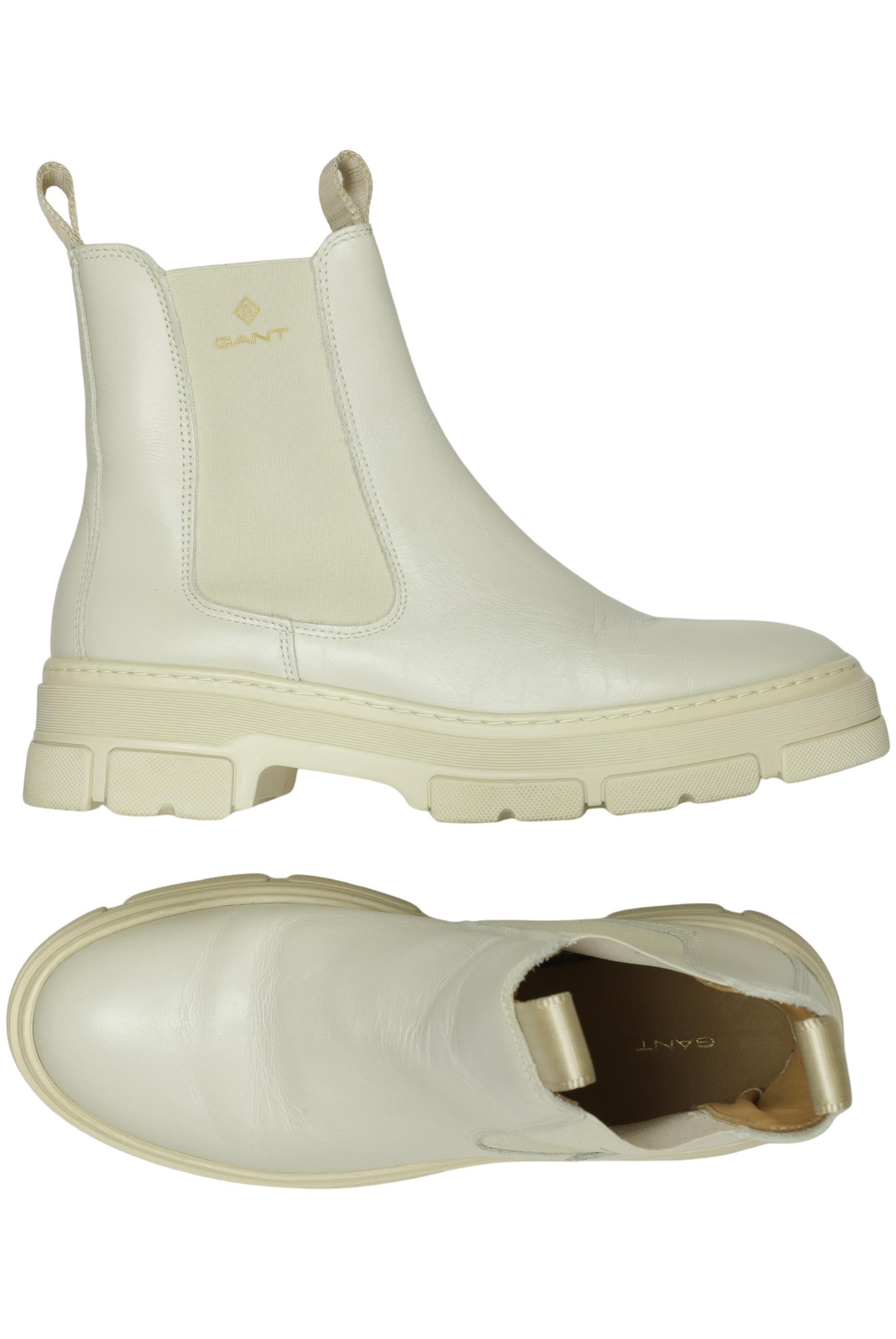 

Gant Damen Stiefelette, cremeweiß, Gr. 39