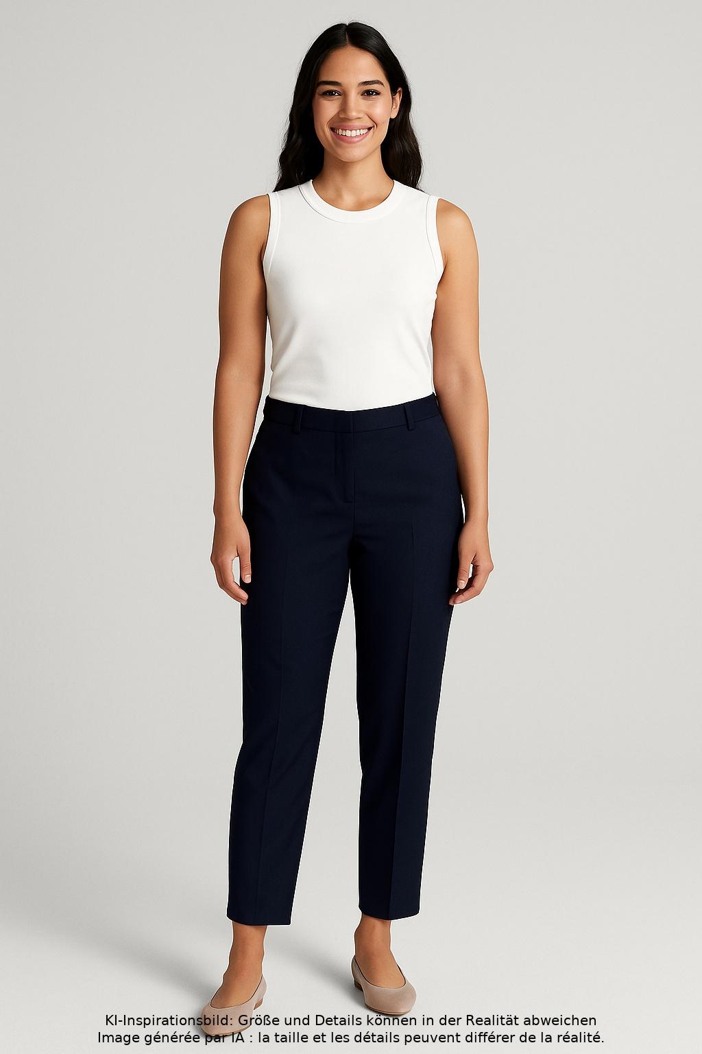 

Gant Damen Stoffhose, marineblau, Gr. 38