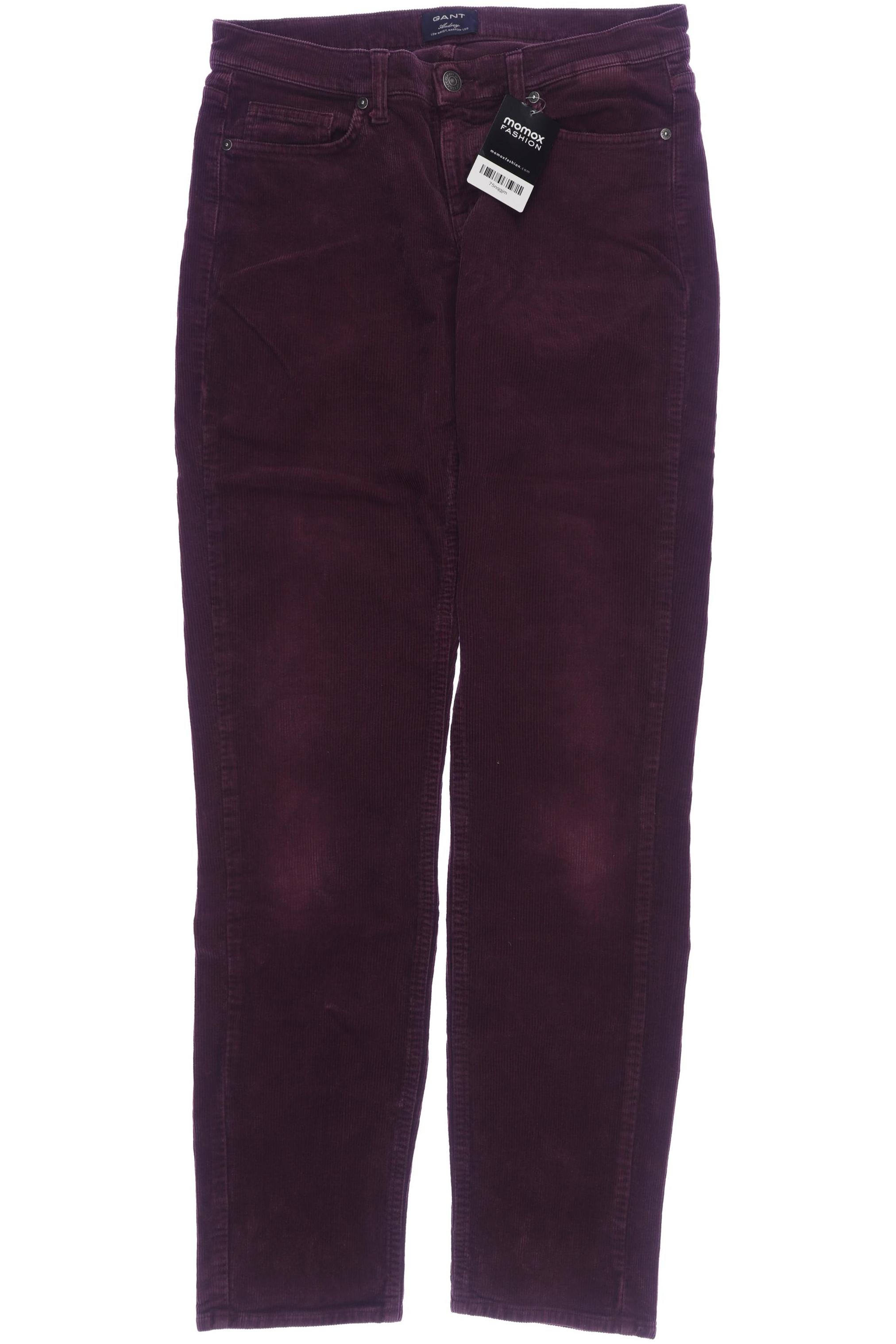 

Gant Damen Stoffhose, bordeaux, Gr. 28