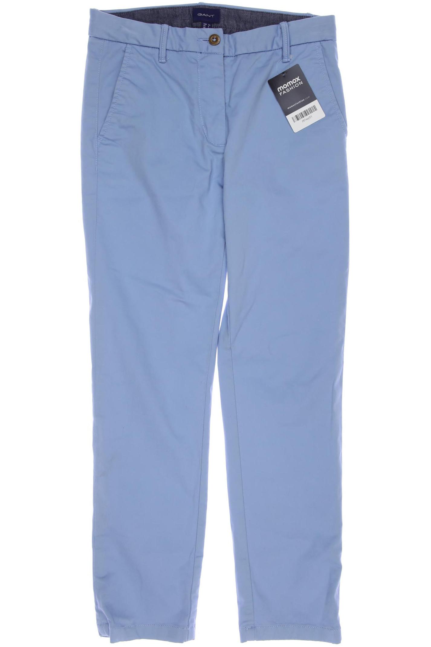 

Gant Damen Stoffhose, hellblau, Gr. 34
