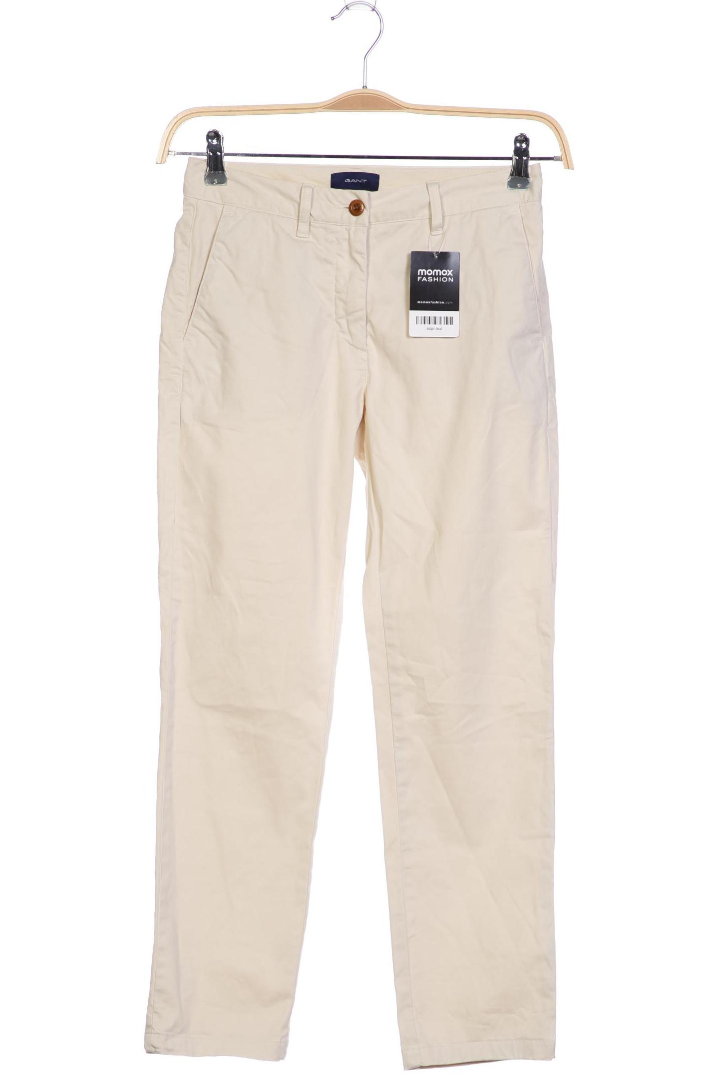 

Gant Damen Stoffhose, cremeweiß, Gr. 34