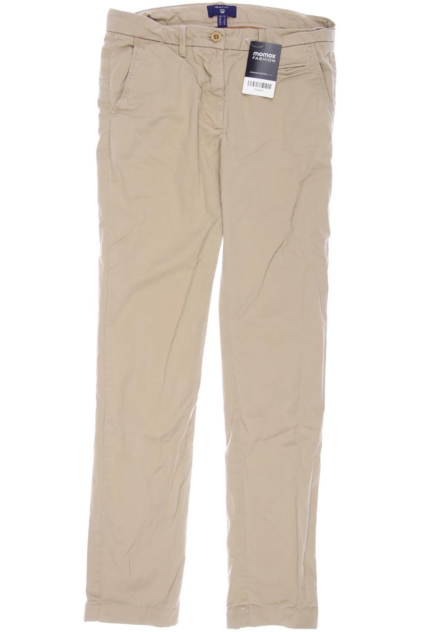 

Gant Damen Stoffhose, beige, Gr. 34