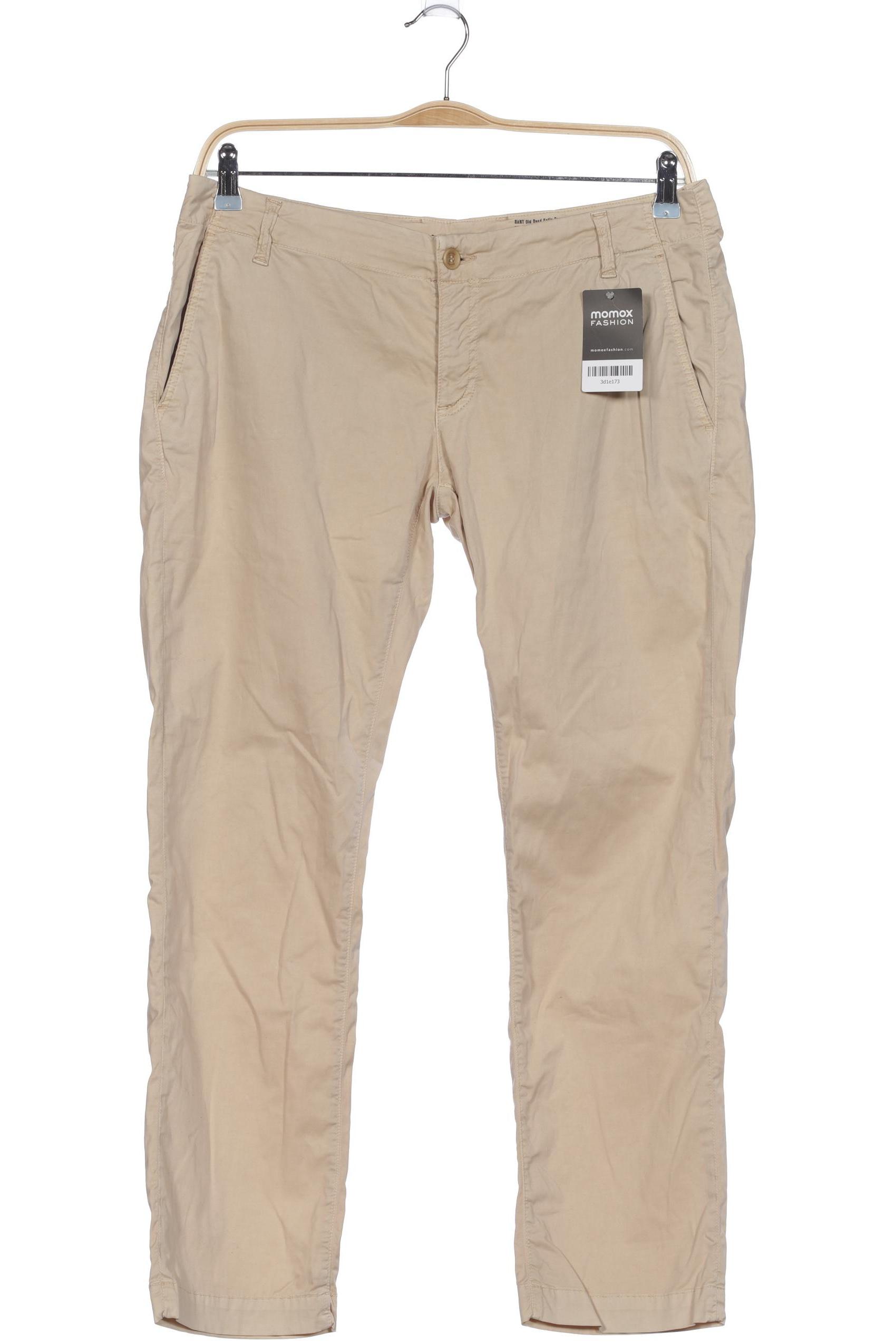 

Gant Damen Stoffhose, beige, Gr. 35