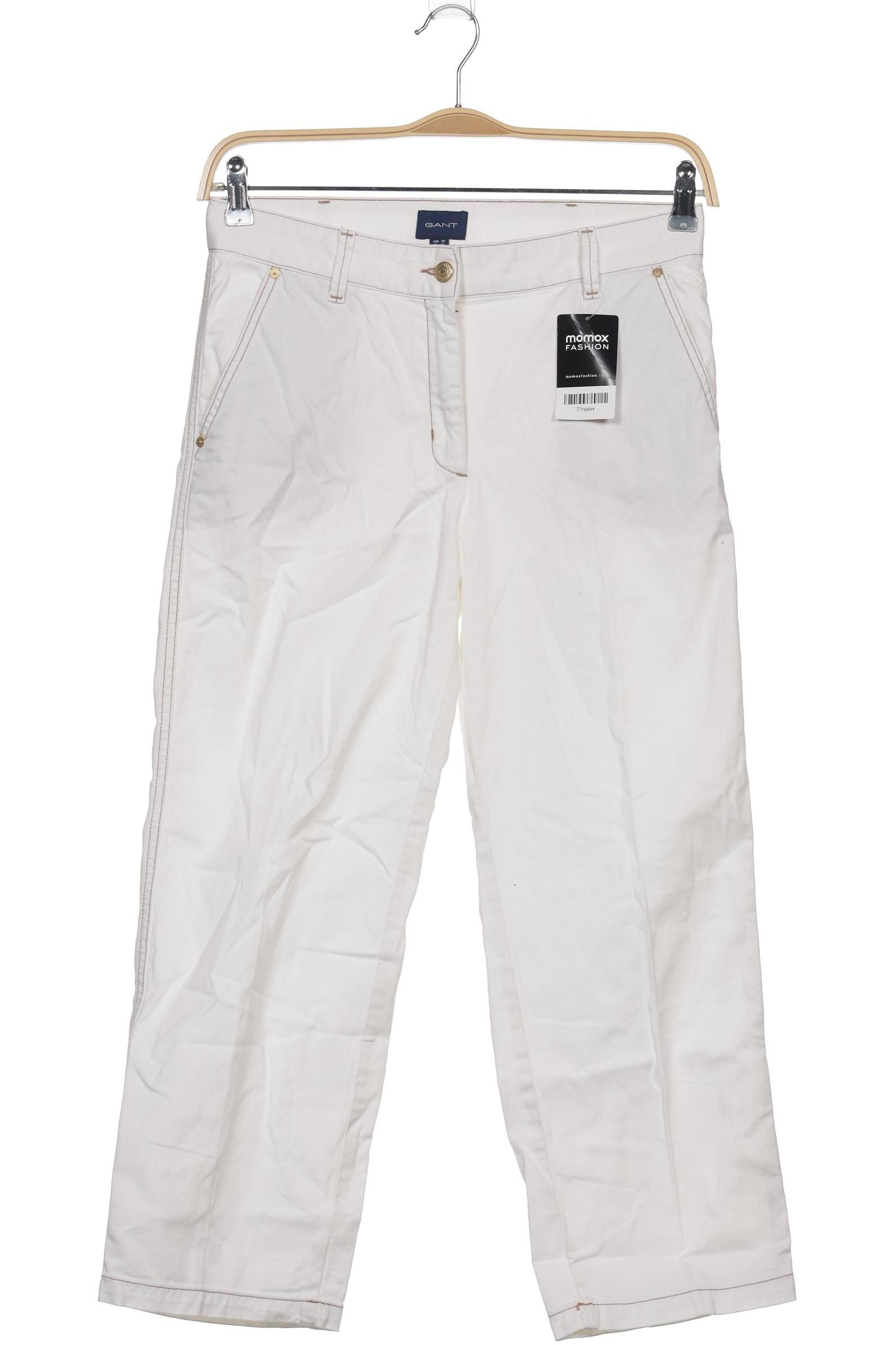 

Gant Damen Stoffhose, weiß, Gr. 38