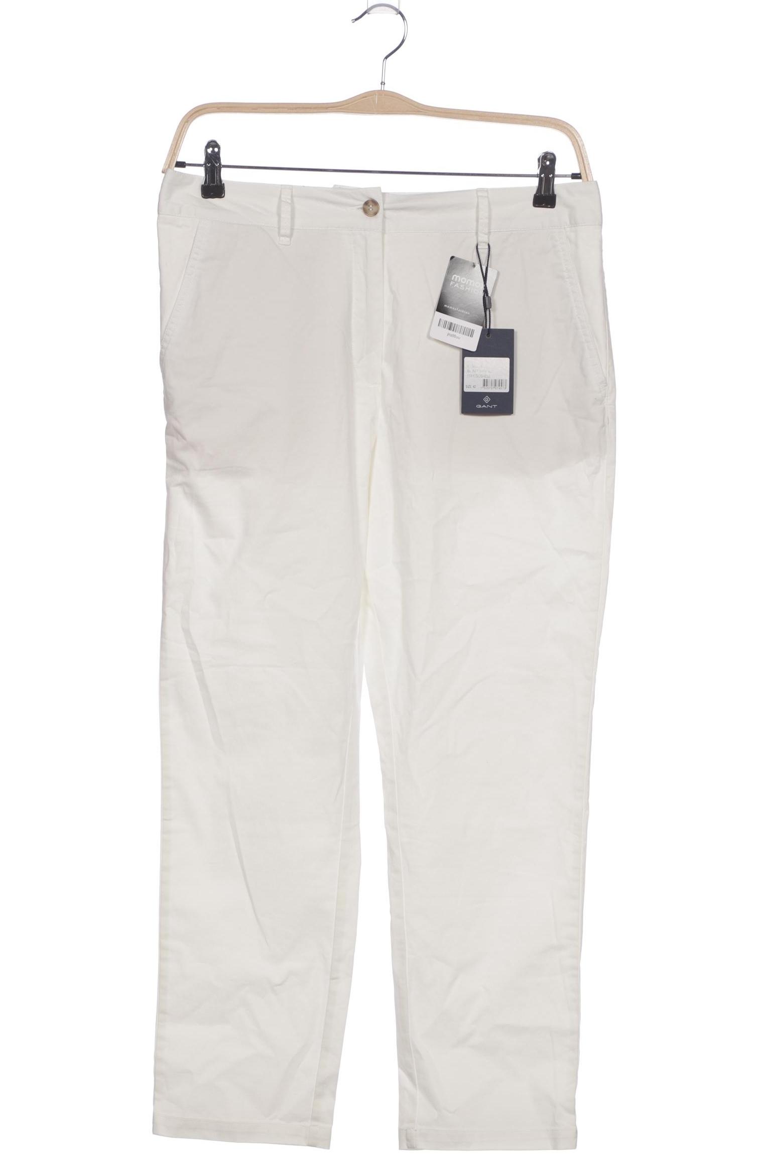 

Gant Damen Stoffhose, weiß, Gr. 42