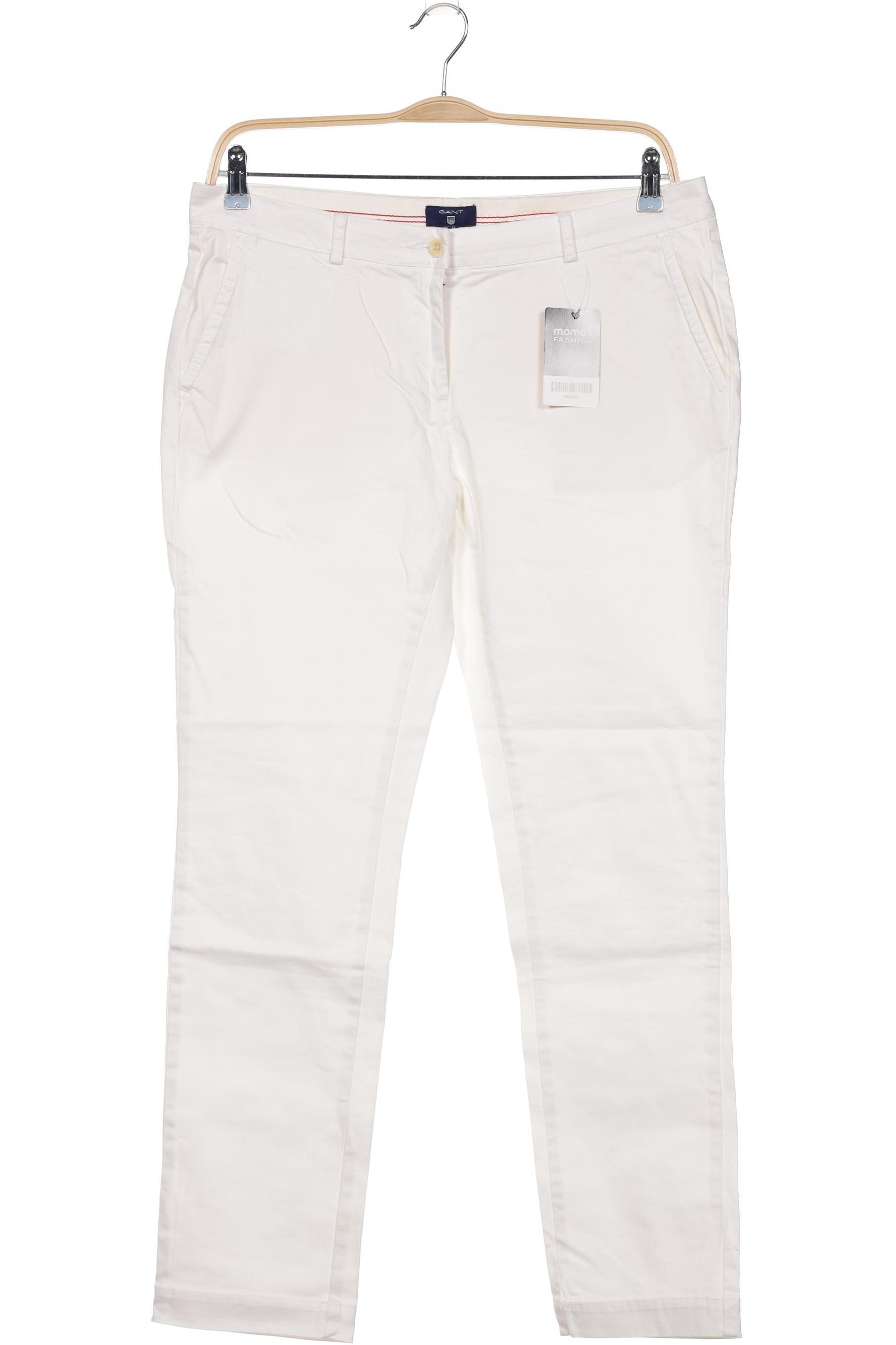 

Gant Damen Stoffhose, weiß, Gr. 42