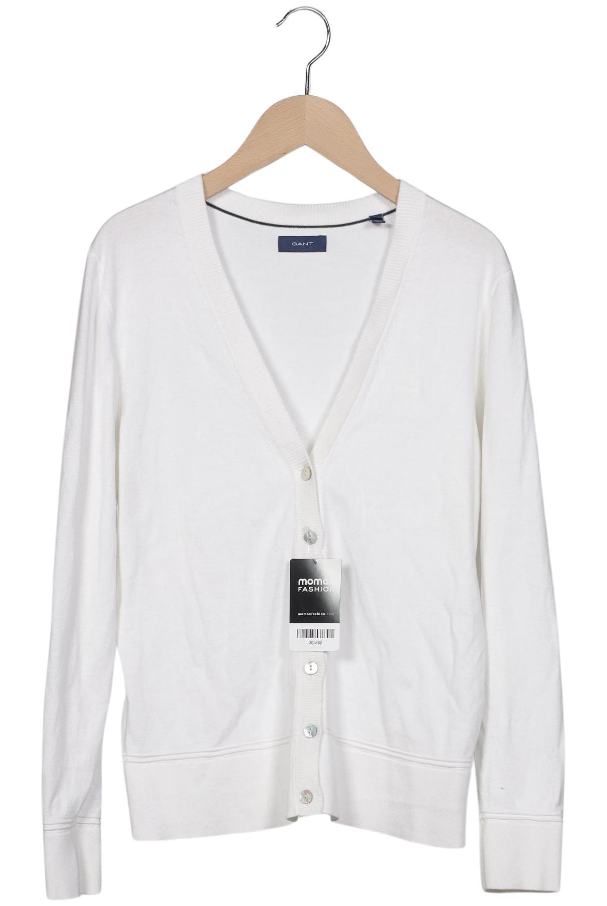 

Gant Damen Strickjacke, weiß, Gr. 36