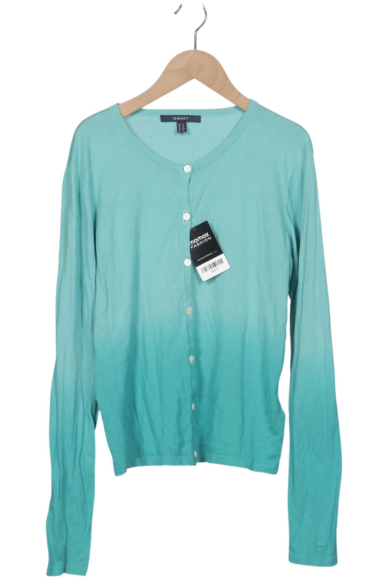 

Gant Damen Strickjacke, türkis, Gr. 44