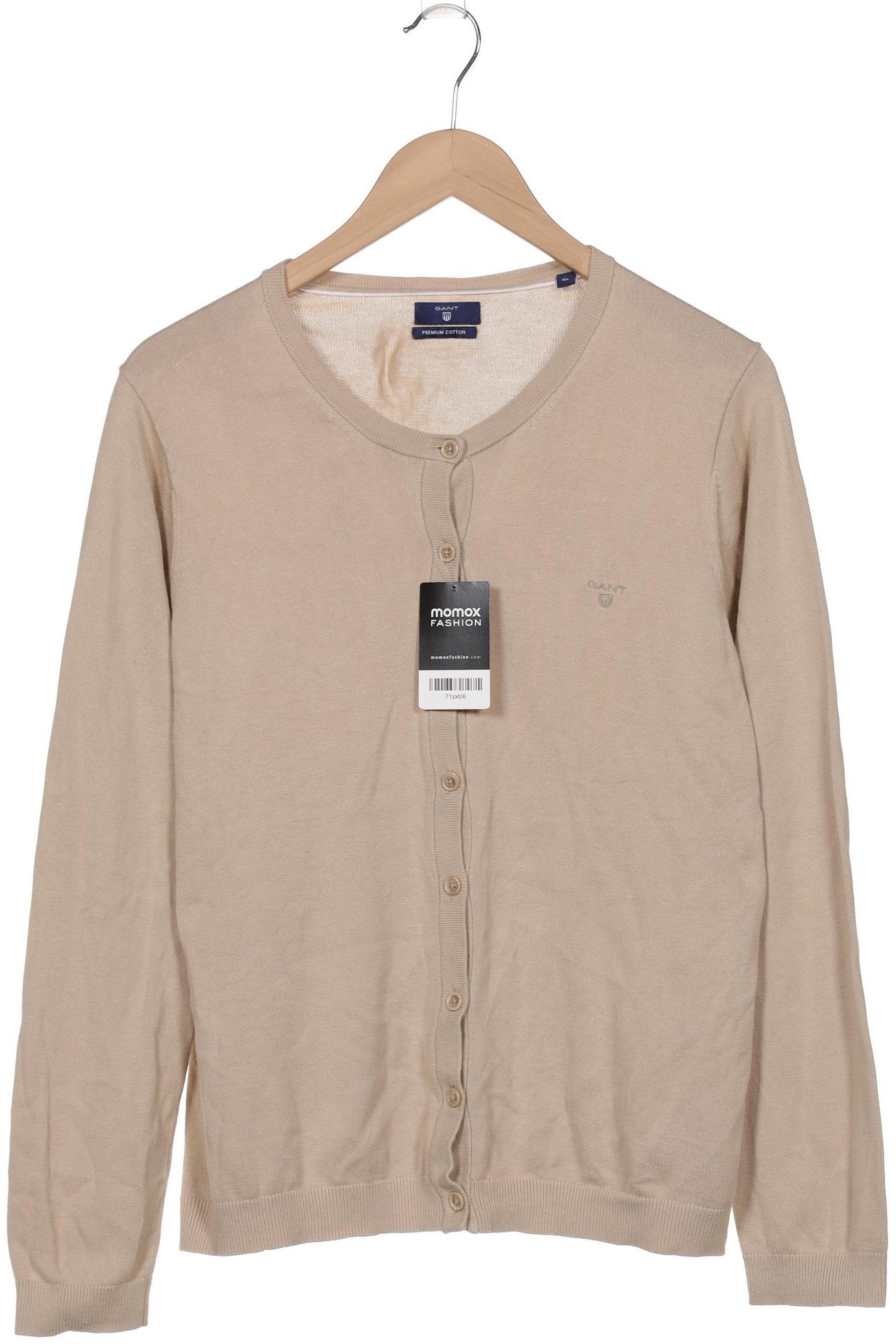 

Gant Damen Strickjacke, beige, Gr. 44