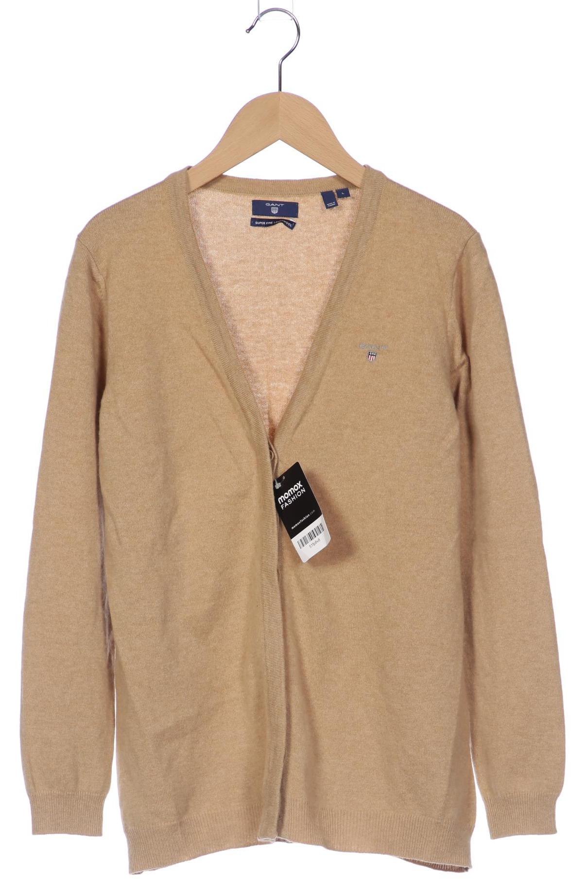 

Gant Damen Strickjacke, beige, Gr. 42