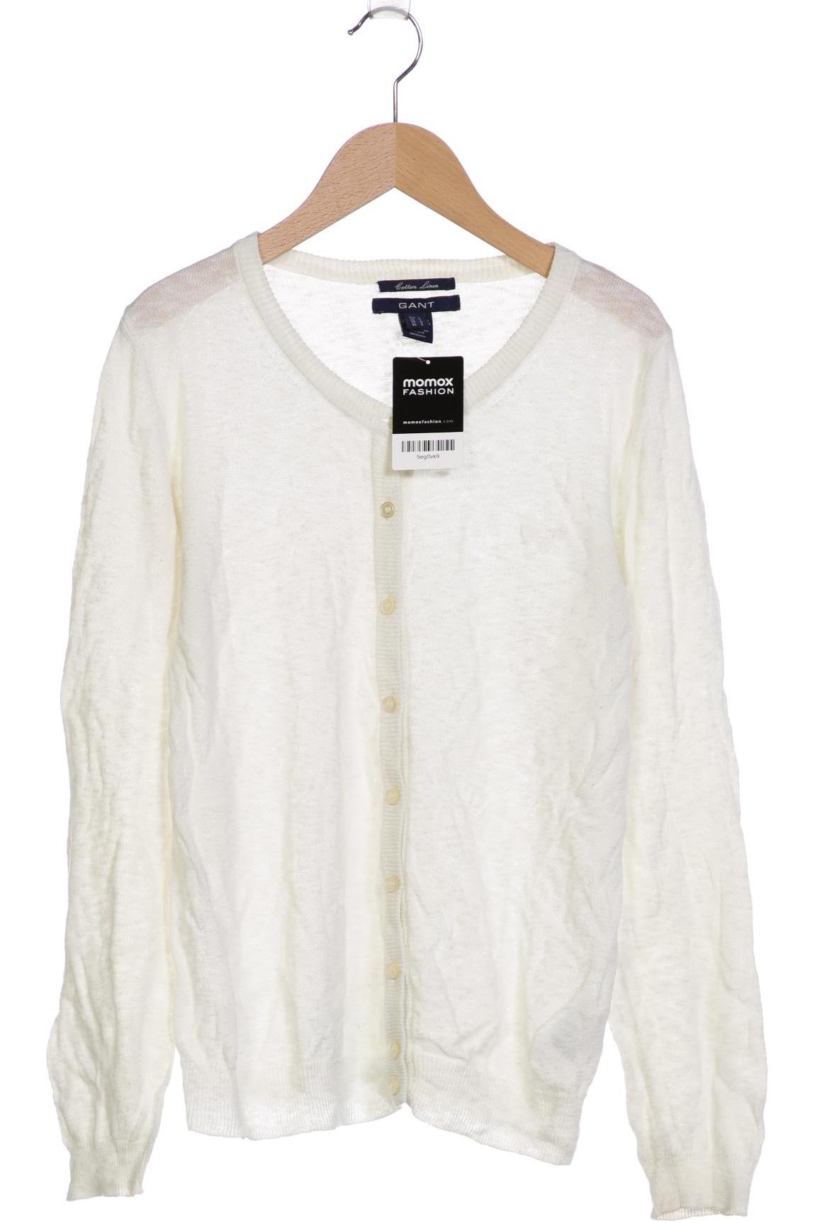 

Gant Damen Strickjacke, weiß, Gr. 36