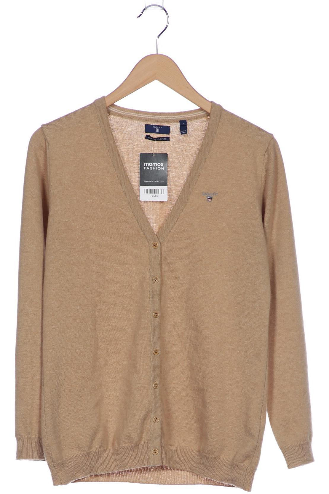

Gant Damen Strickjacke, beige, Gr. 42