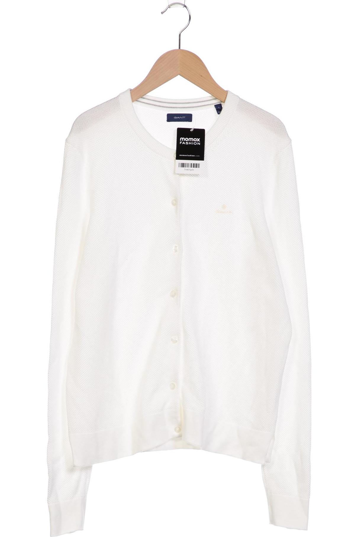 

Gant Damen Strickjacke, weiß, Gr. 36