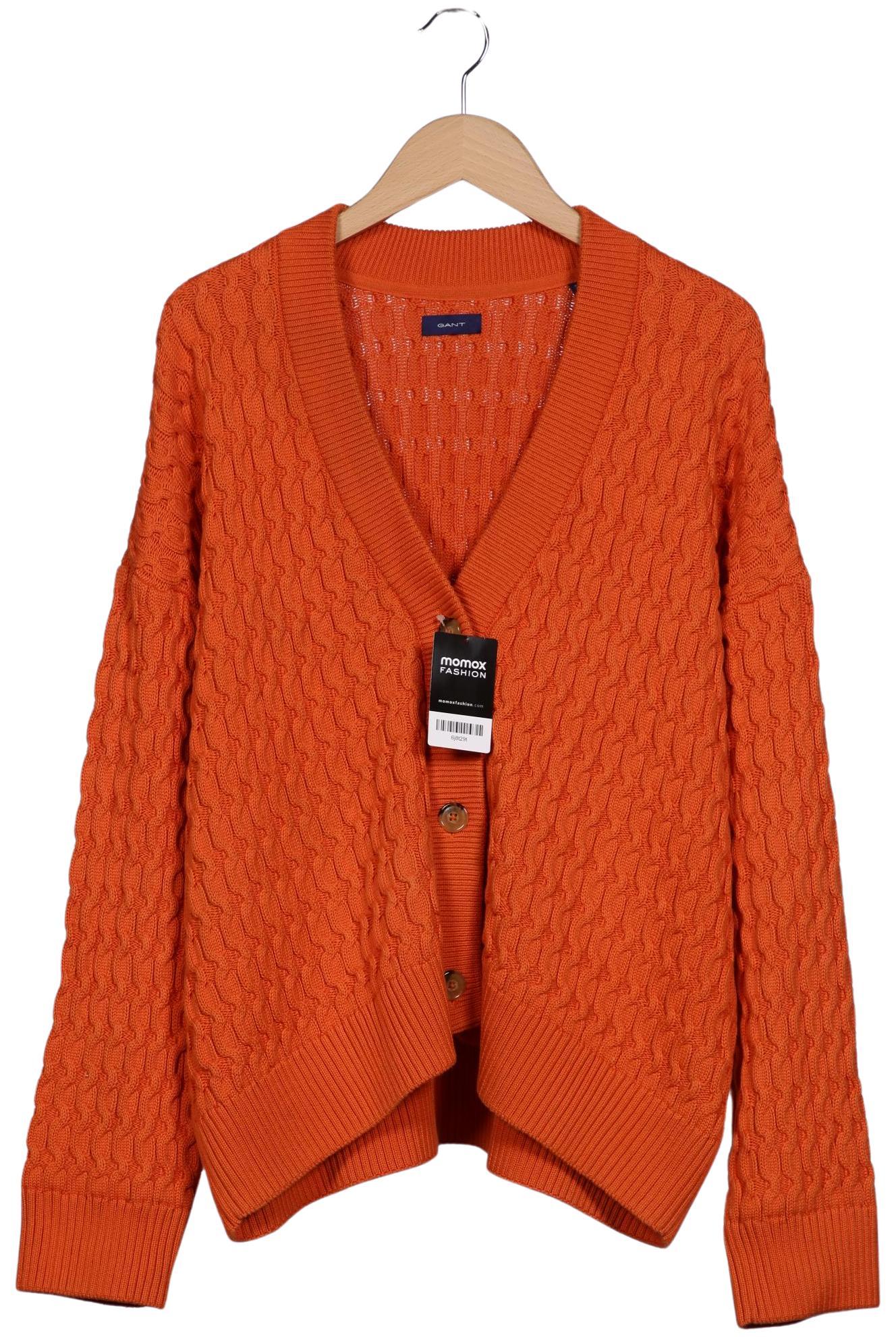 

Gant Damen Strickjacke, orange, Gr. 46