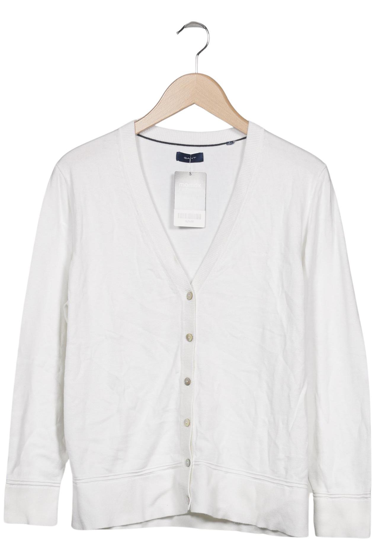 

Gant Damen Strickjacke, weiß, Gr. 44