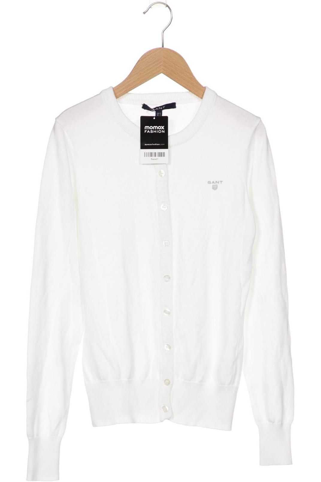 

Gant Damen Strickjacke, weiß, Gr. 36