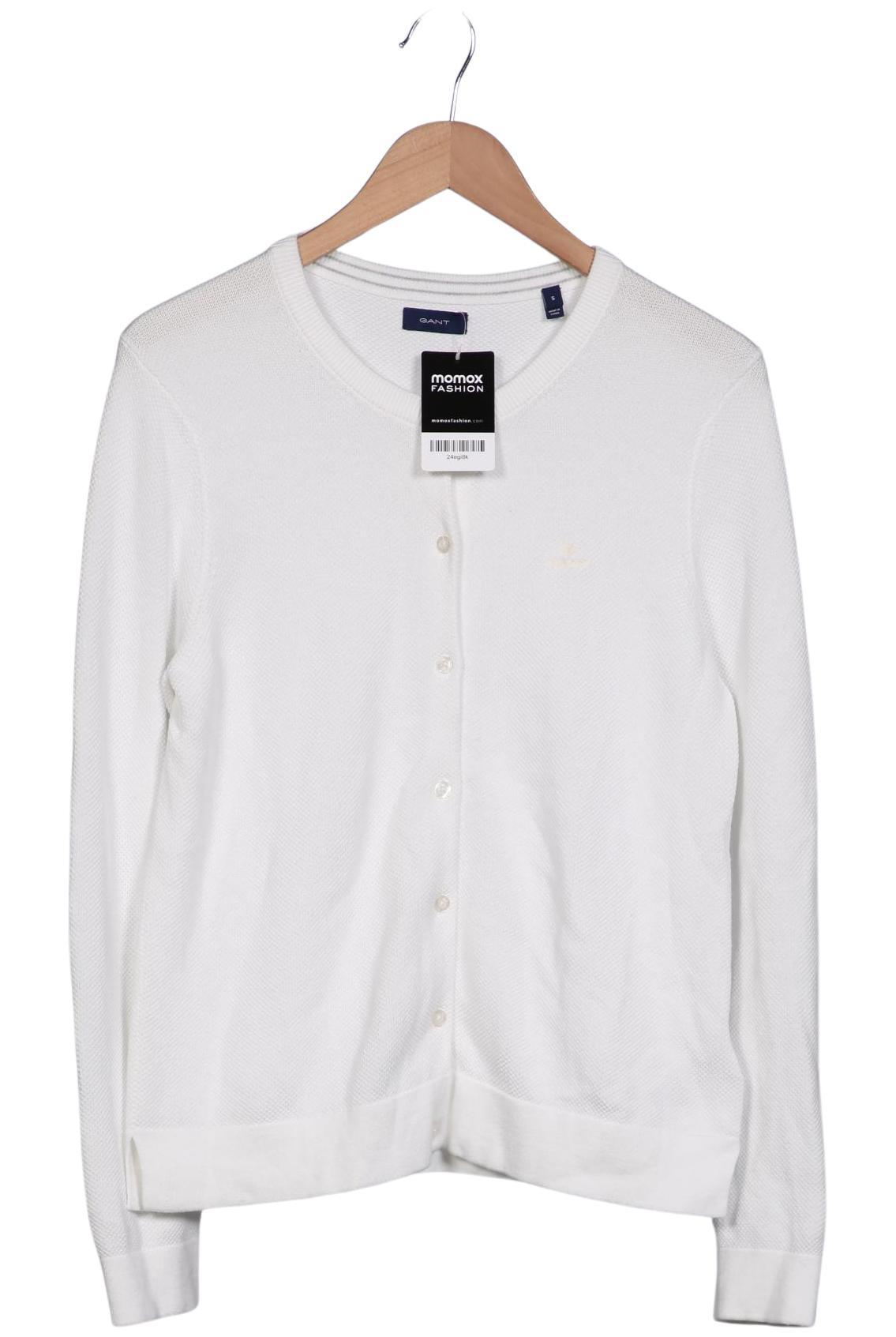 

Gant Damen Strickjacke, weiß, Gr. 36