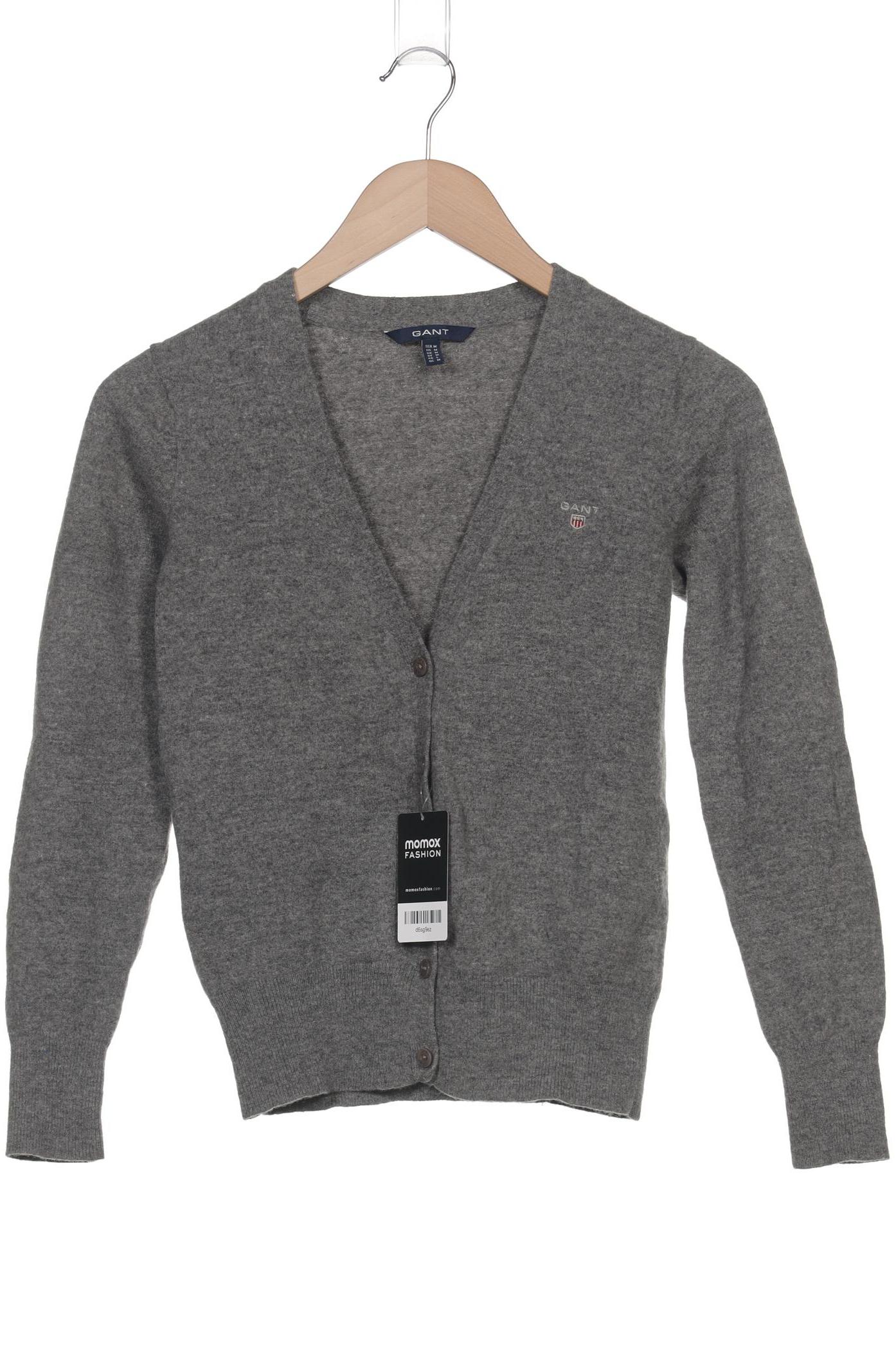 

Gant Damen Strickjacke, grau, Gr. 38