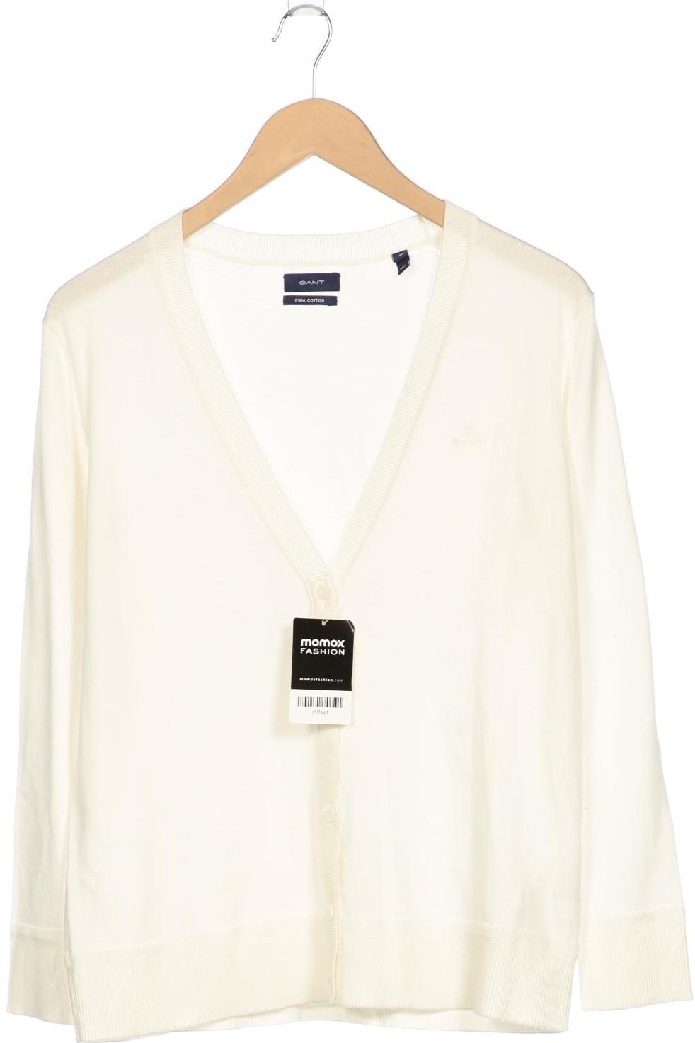 

Gant Damen Strickjacke, weiß, Gr. 38