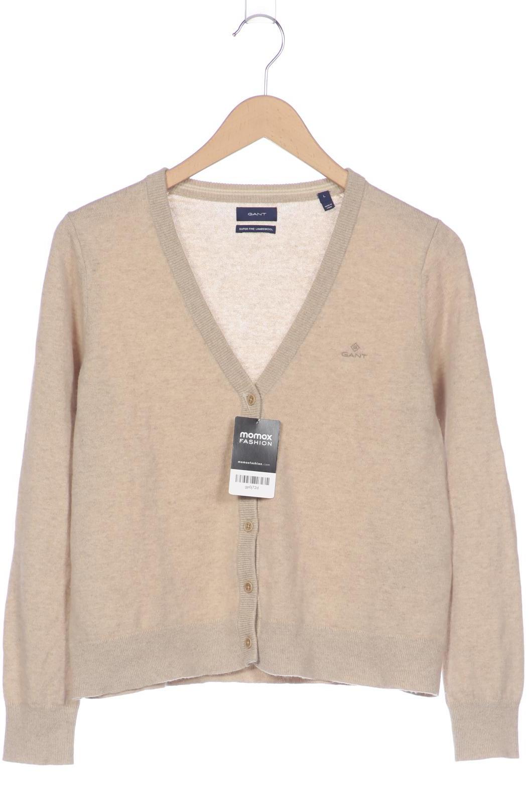 

Gant Damen Strickjacke, beige, Gr. 42
