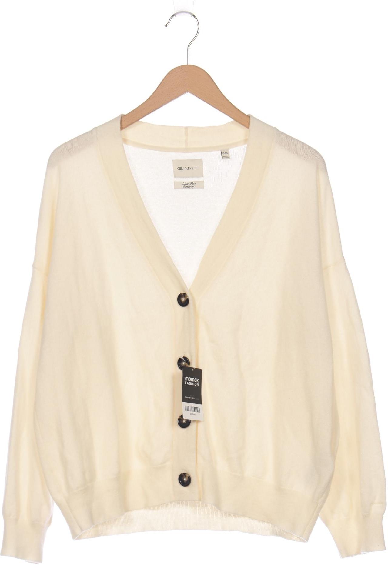 

Gant Damen Strickjacke, cremeweiß, Gr. 46