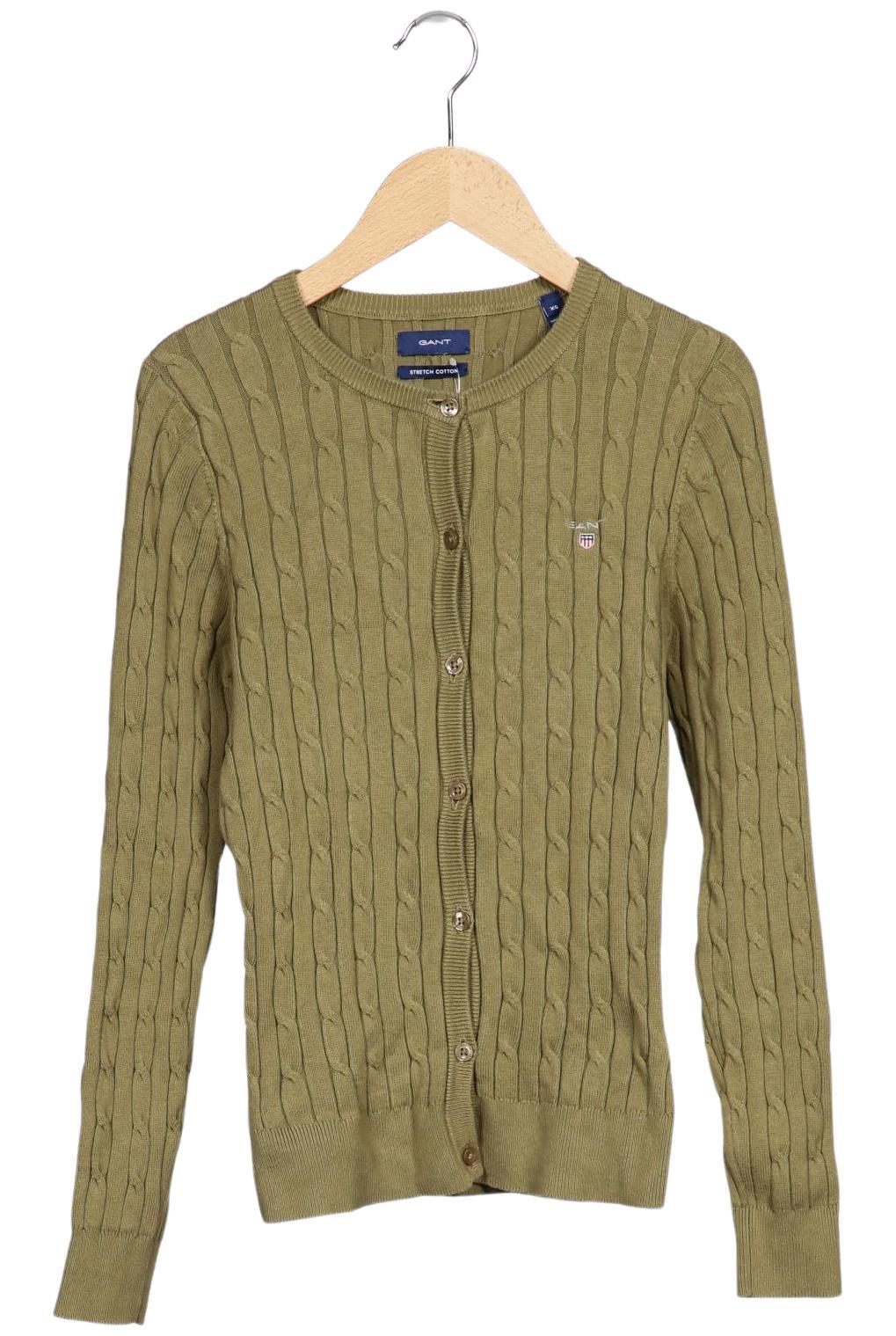 

Gant Damen Strickjacke, grün, Gr. 34